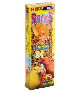 KIKI BARRITAS CANARIOS NARANJA PLÁTANO 2UDS