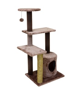 RASCADOR MARRÓN 49 x 40 x 102 cm